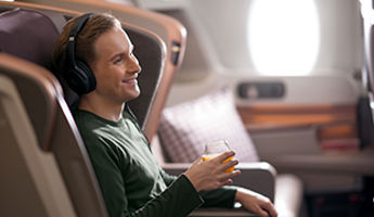 Passenger in Business Class