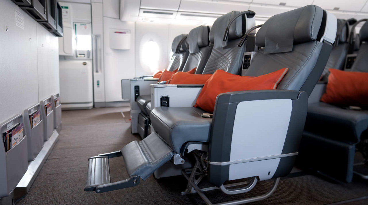 Singapore Airlines Premium Economy Cabin
