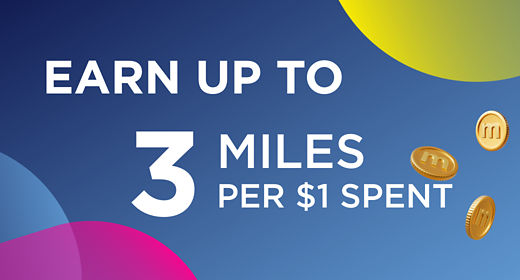 Earn miles as you spend