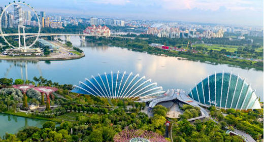 Singapur City Bustle