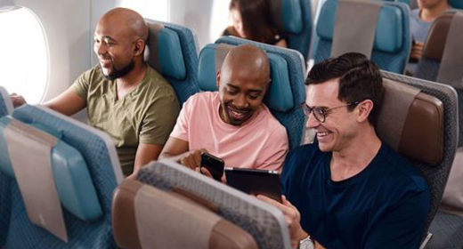 Singapore Airlines unlimited free inflight WIFI