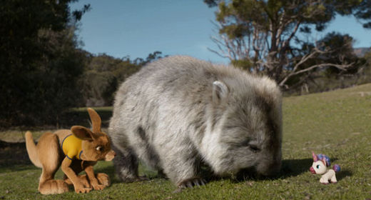 Känguru und Wombat