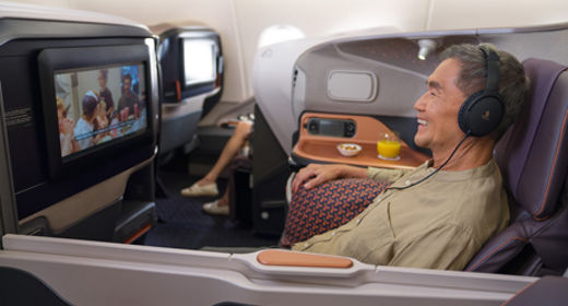 Singapore Airlines Business Class 