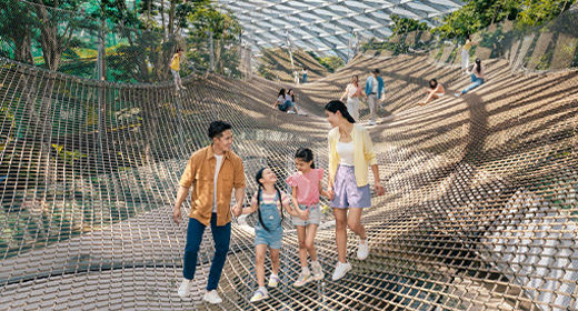 Changi Airport walking net