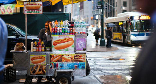 Hot Dog Stand New York City