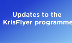 Updates to the KrisFlyer programme