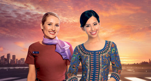 Virgin Australia and Singapore Airlines cabin crew