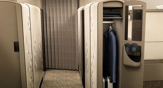 Singapore Airlines A380 Suites (2017 generation) — Wardrobe